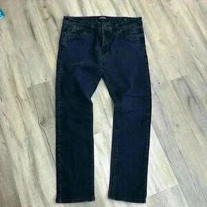 Black Kenneth Cole, New York slim fit 36 x 32 black jeans with pockets